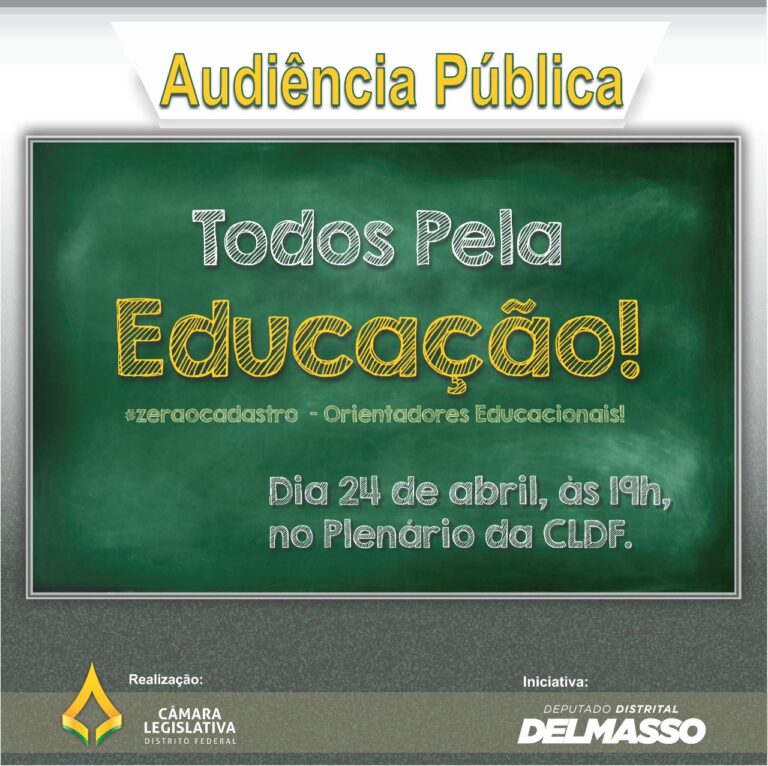 Delmasso realiza audiência “Todos pela Educação” para zerar cadastro de aprovados em concurso