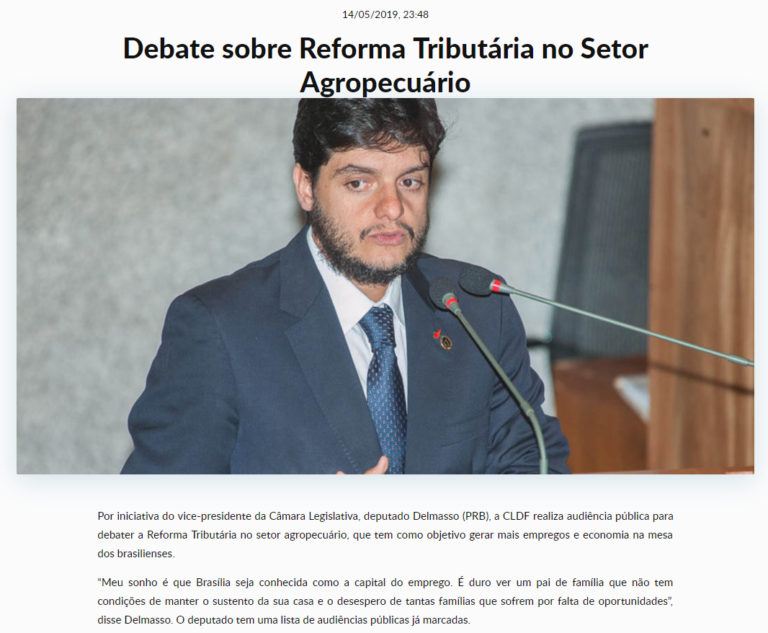 Alô Brasília – Debate sobre Reforma Tributária no Setor Agropecuário