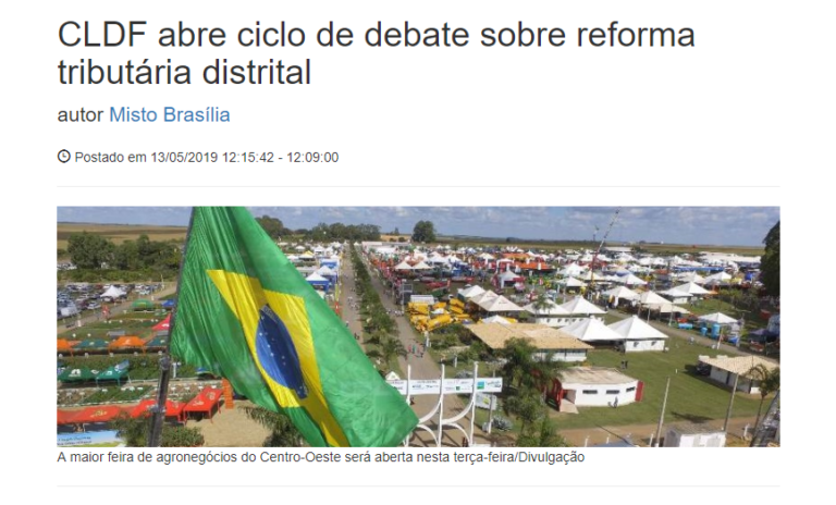 Misto Brasília – CLDF abre ciclo de debate sobre reforma tributária distrital