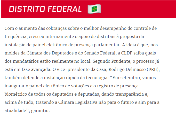 Metrópoles: Sem controle, distritais usam brechas para faltar sessões na CLDF