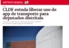 Metrópoles: CLDF estuda liberar uso de app de transporte para deputados distritais