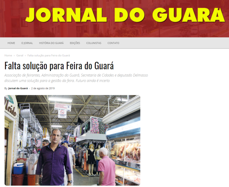 Jornal do Guará: Falta solução para Feira do Guará