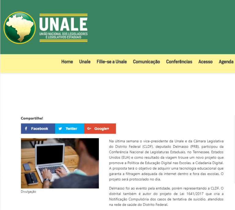 Unale: Delmasso quer combater suicídio de crianças e adolescentes com tecnologia