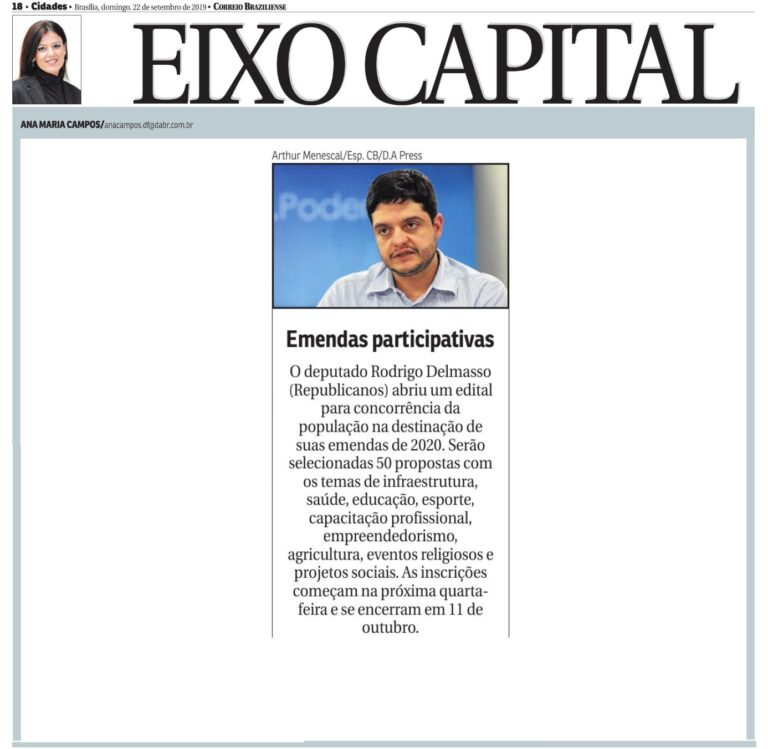 Correio Braziliense: Emendas participativas