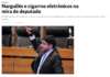 Jornal de Brasília: Narguilés e cigarros eletrônicos na mira de deputado
