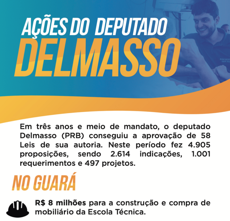 Cartilha: ações do deputado Delmasso