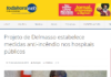 Toda Hora Web: Projeto de Delmasso estabelece medidas anti-incêndio nos hospitais públicos
