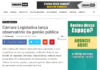Urgente News: Câmara Legislativa lança observatório da gestão pública Urgente News: Câmara Legislativa lança observatório da gestão pública