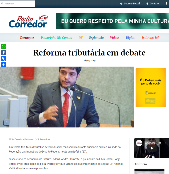 Rádio Corredor: Reforma tributária em debate