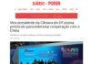 Diário do Poder: Vice-presidente da Câmara do DF assina protocolo para estimular cooperação com a China