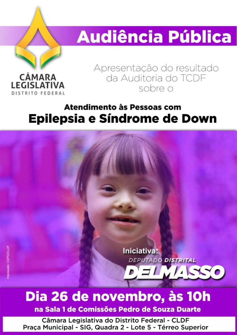 Delmasso realiza audiência sobre atendimento às pessoas com epilepsia e síndrome de down