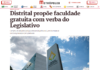 Metrópoles: Distrital propõe faculdade gratuita com verba do Legislativo Metrópoles: Distrital propõe faculdade gratuita com verba do Legislativo