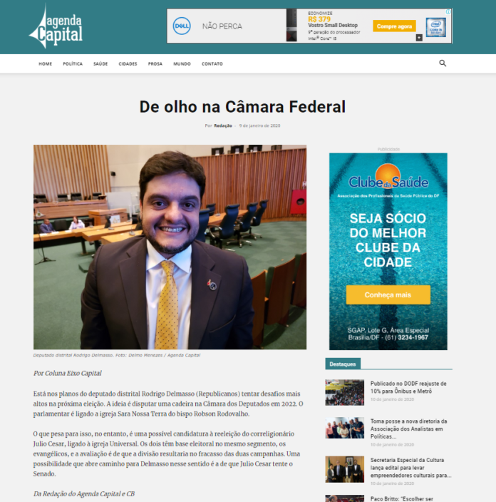 Agenda Capital: De olho na Câmara Federal