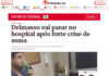Metrópoles: Delmasso vai parar no hospital após forte crise de asma Metrópoles: Delmasso vai parar no hospital após forte crise de asma