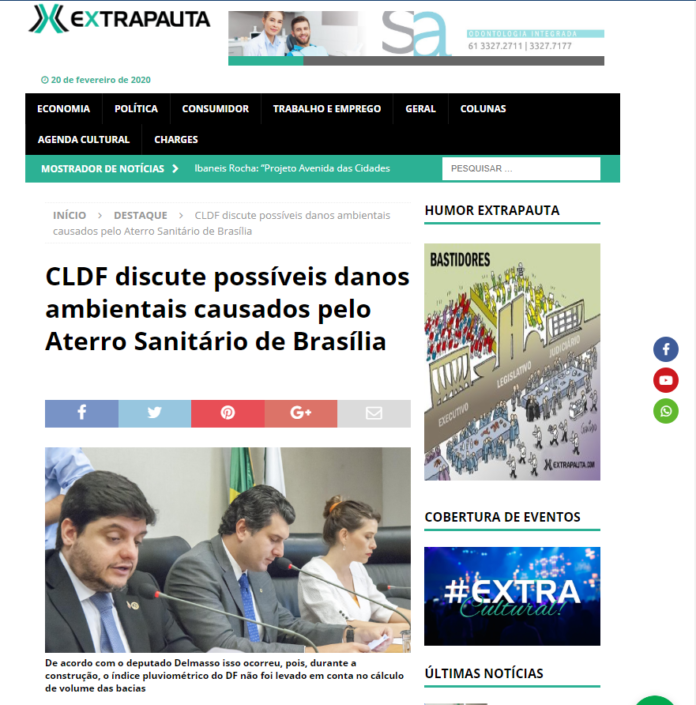 Extra Pauta: CLDF discute possíveis danos ambientais causados pelo Aterro Sanitário de Brasília