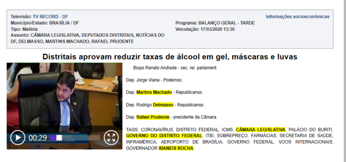 TV Record - Balanço Geral 17/03/2020 as 13h30