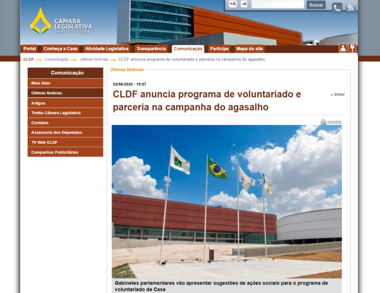 CLDF: Câmara Legislativa anuncia programa de voluntariado e parceria na campanha do agasalho