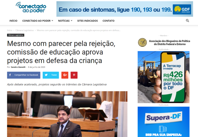 Conectado ao Poder: Mesmo com parecer pela rejeição, comissão de educação aprova projetos em defesa da criança