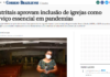 Correio Braziliense: Distritais aprovam inclusão de igrejas como serviço essencial em pandemias Correio Braziliense: Distritais aprovam inclusão de igrejas como serviço essencial em pandemias