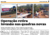 Jornal do Guará: Operação retira invasão nas quadras novas Jornal do Guará: Operação retira invasão nas quadras novas