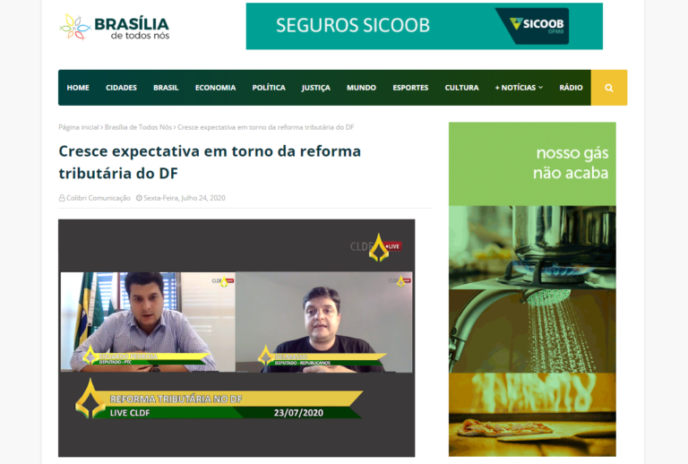 Brasília de Todos Nós: Cresce expectativa em torno da reforma tributária do DF