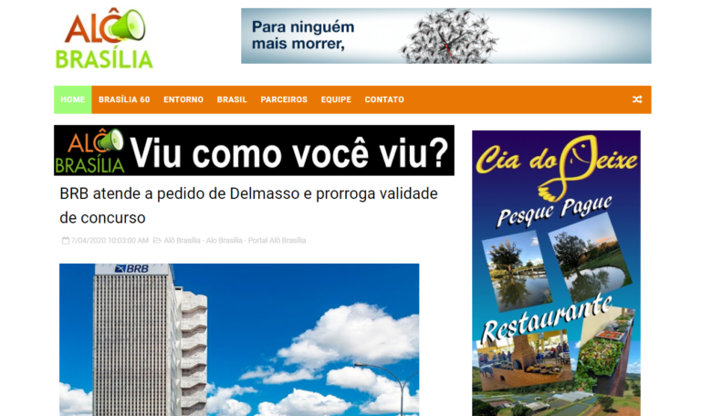 Alô Brasília: BRB atende a pedido de Delmasso e prorroga validade de concurso