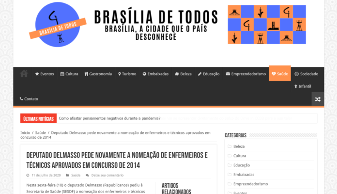 Brasília de Todos: Deputado Delmasso pede novamente a nomeação de enfermeiros e técnicos aprovados em concurso de 2014