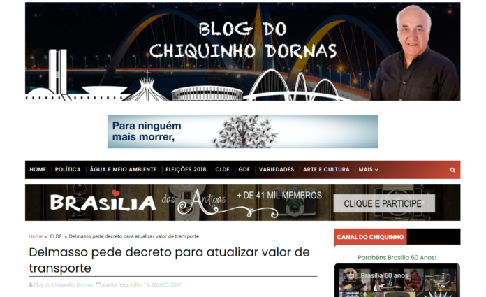 Blog do Chiquinho Dornas: Delmasso pede decreto para atualizar valor de transporte