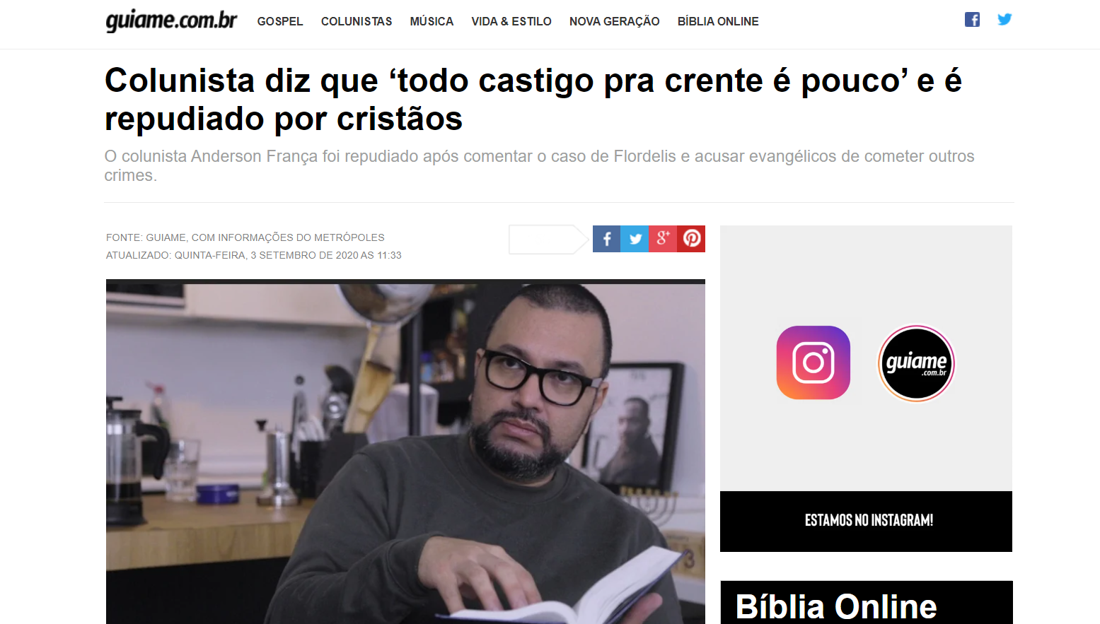 Você é cristão, crente, evangélico ou protestante?