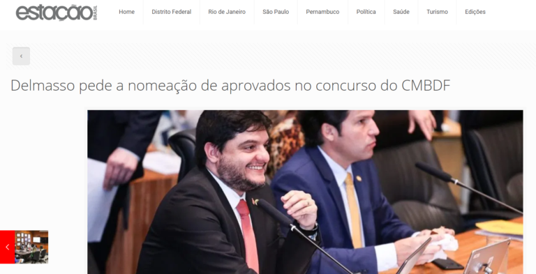 Estação Brasil: Deputado pede a nomeação de aprovados em concurso do CBMDF