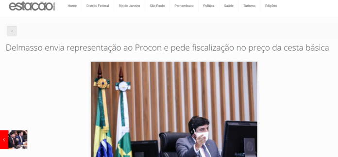 Estação Brasil: Delmasso envia representação ao Procon e pede fiscalização no preço da cesta básica