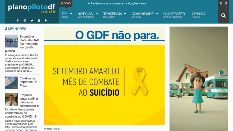 Plano Piloto DF: Prevenção ao suicídio é prioridade para Delmasso