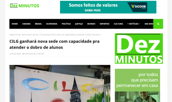 Dez Minutos: CILG ganhará nova sede com capacidade pra atender o dobro de alunos