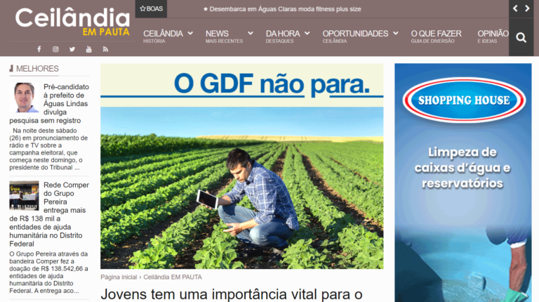 Ceilândia em Pauta: Projeto de Delmasso cria o Programa Primeiro Crédito para a Juventude Rural