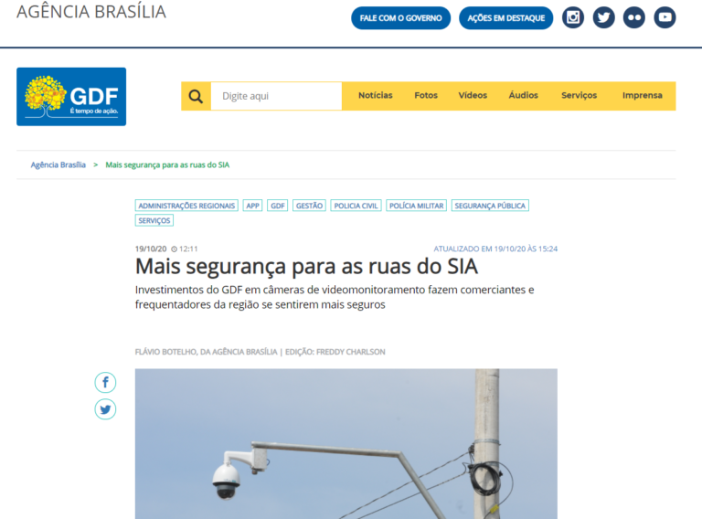 Agência Brasília: Mais segurança para as ruas do SIA