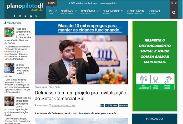 Plano Piloto DF: Projeto de lei visa flexibilizar o uso dos imóveis comerciais no SCS