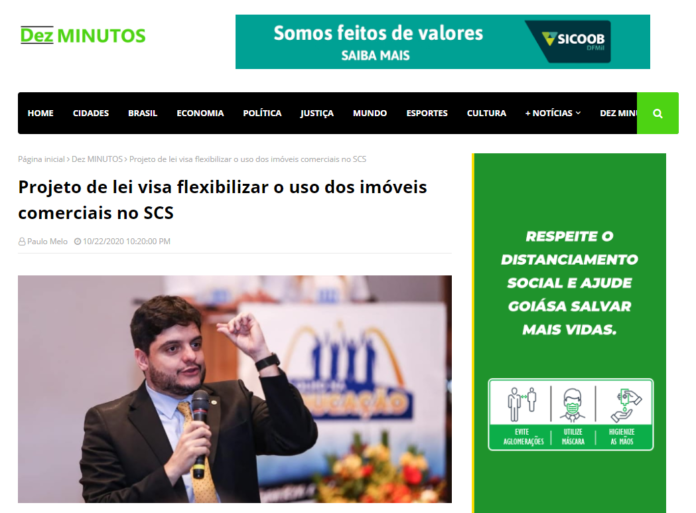 Dez Minutos: Projeto de lei visa flexibilizar o uso dos imóveis comerciais no SCS
