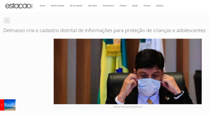 Estação Brasil: Delmasso cria o cadastro distrital de informações para proteção de crianças e adolescentes Estação Brasil: Delmasso cria o cadastro distrital de informações para proteção de crianças e adolescentes