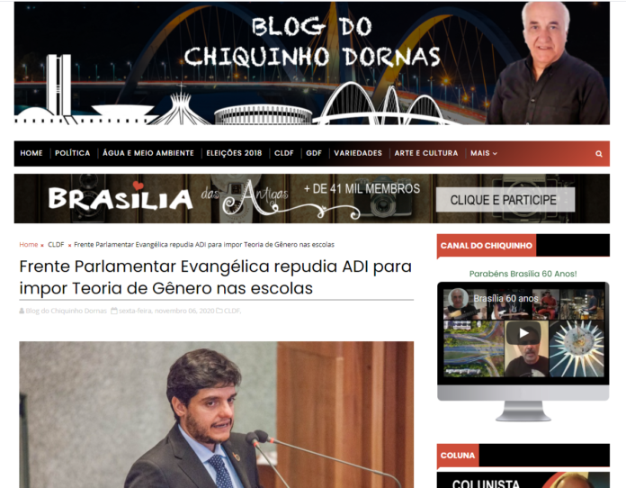 Blog do Chiquinho Dornas: Frente Parlamentar Evangélica repudia ADI para impor Teoria de Gênero nas escolas Blog do Chiquinho Dornas: Frente Parlamentar Evangélica repudia ADI para impor Teoria de Gênero nas escolas