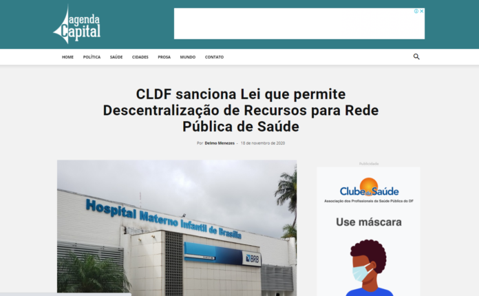 Agenda Capital: CLDF sanciona Lei que permite Descentralização de Recursos para Rede Pública de Saúde