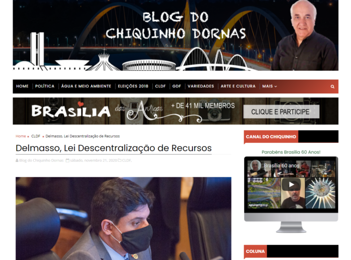 Blog do Chiquinho Dornas: Delmasso, Lei Descentralização de Recursos
