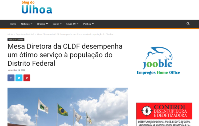Blog do Ulhoa: Mesa Diretora da CLDF desempenha um ótimo serviço à população do Distrito Federal Blog do Ulhoa: Mesa Diretora da CLDF desempenha um ótimo serviço à população do Distrito Federal