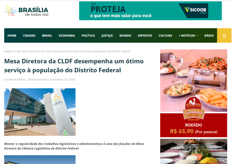 Brasília de Todos Nós: Mesa Diretora da CLDF desempenha um ótimo serviço à população do Distrito Federal