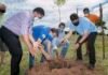 Delmasso promove plantio de mudas no Parque do Lago Norte