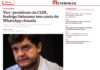 Metrópoles: Vice-presidente da CLDF, Rodrigo Delmasso tem conta de WhatsApp clonada Metrópoles: Vice-presidente da CLDF, Rodrigo Delmasso tem conta de WhatsApp clonada
