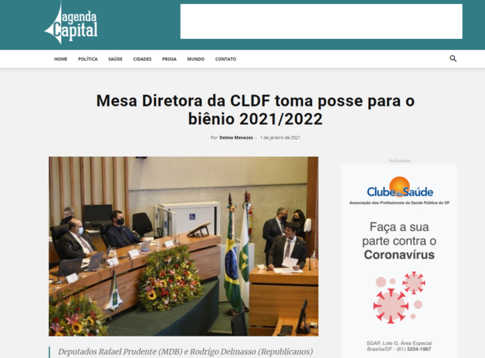 Agenda Capital: Mesa Diretora da CLDF toma posse para o biênio 2021/2022