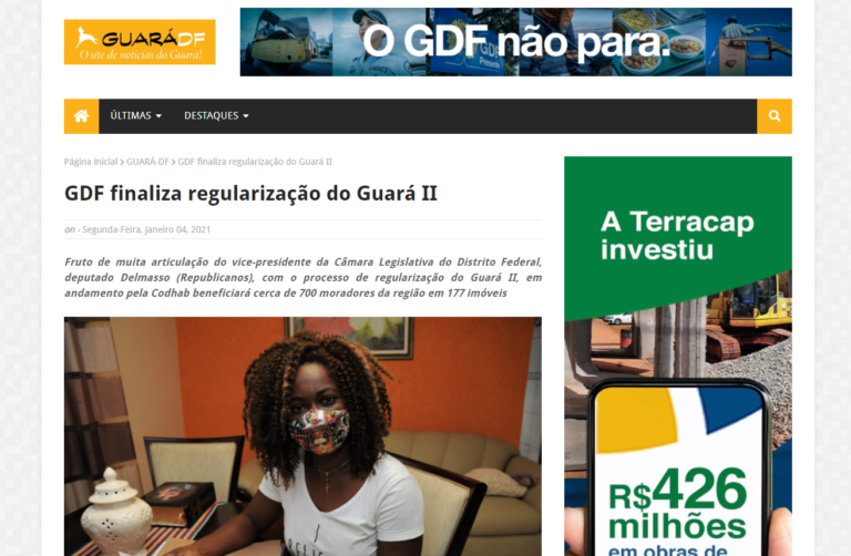 Guará DF: GDF finaliza regularização do Guará II