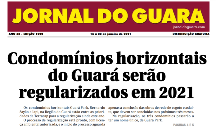 Jornal do Guará: Delmasso relator da Comissão da Vacina