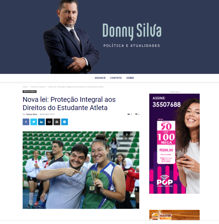 Donny Silva: Nova lei: Proteção Integral aos Direitos do Estudante Atleta