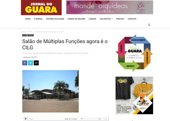 Jornal do Guará: Salão de Múltiplas Funções agora é o CILG